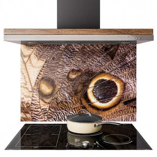 Glass splashback kitchen - glass, tile