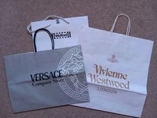 Designer Carrier bags X 3