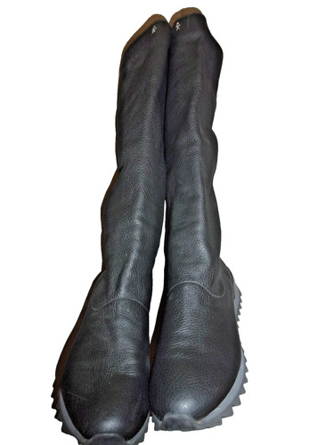 Black pebbled leather - black, henry