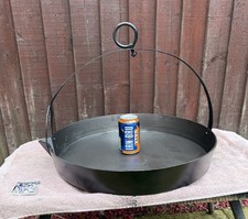 Monster 19” Gypsy Swing Pan / Frying Pan /skillet Romany outside pot cast iron 