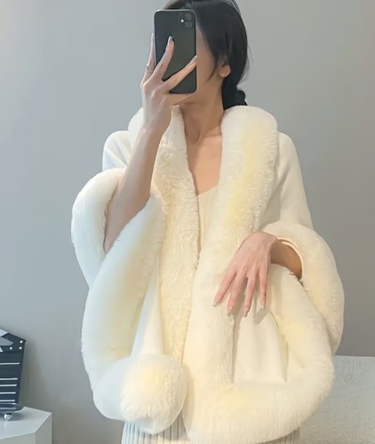 Women elegant faux fur - women's,