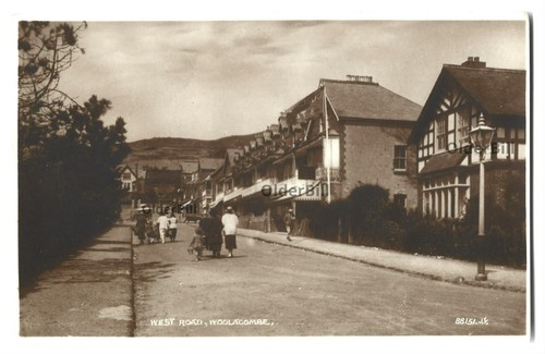 Woolacombe west road houses - road,