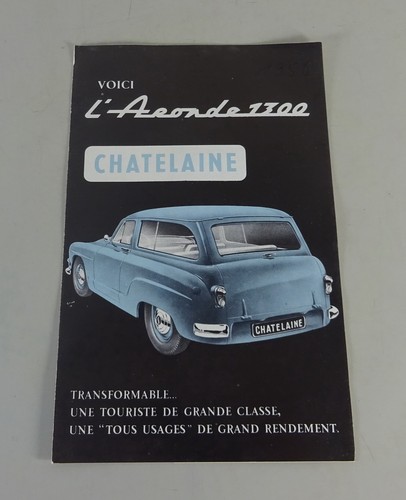 Brochure simca aronde - simca,