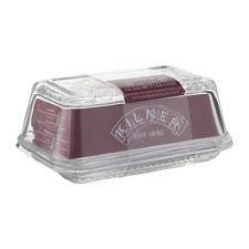 Butter Dish Clear Glass