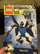 8519 LEGO Big Chill Ben Ten Alien Adventure Complete Set with Instructions