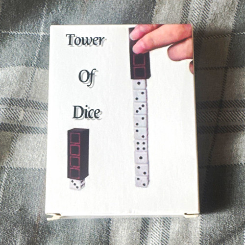 Tower dice magic trick - tower,