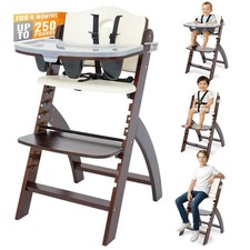 Wooden High Chair Convertible