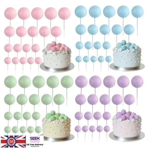 20pcs balls cake topper - balls,