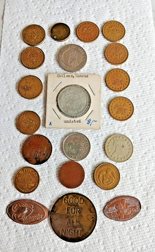 Mixed token lot vintage - mixed,