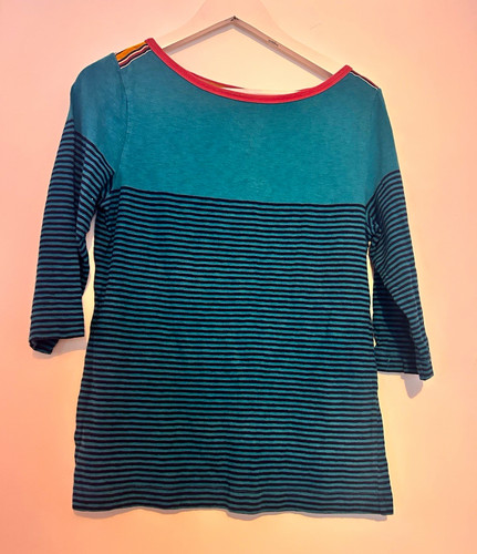 Joules blue striped round neck - striped,
