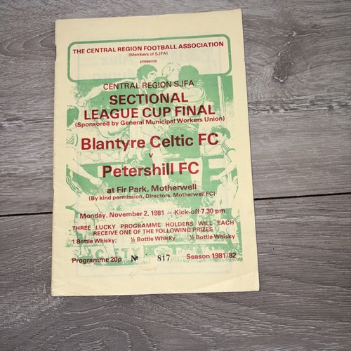 1981 sectional league - 1981,