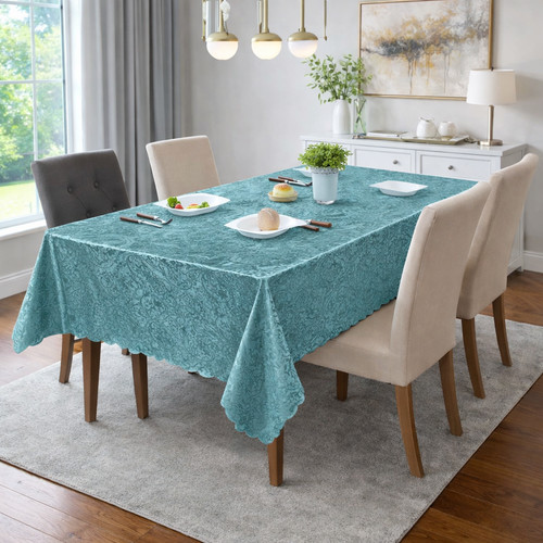 Damask tablecloth elegant - damask,