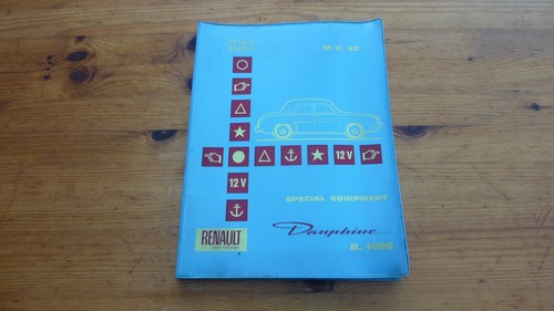 1959 original renault dauphine - original,