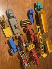 Job Lot Of Vintage Toy Farm Lorry’s And Tractors. Matchbox, Corgi, Dublo Dinky,