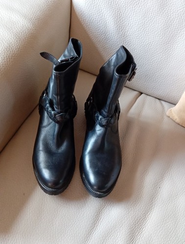 Bertie women black - black, leather