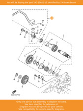 YAMAHA Kick Crank Assy