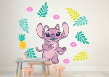 Pink Lilo and Stitch Wall