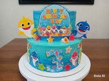 Baby shark Cake Topper