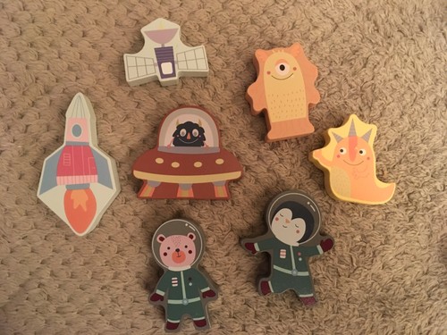 Children toy wooden space - children's,