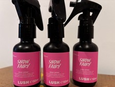 3x Lush Snow Fairy Body Spray