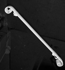 100CM Handrail Stair Rail Grab Balustrade Iron Staircase Bannister White