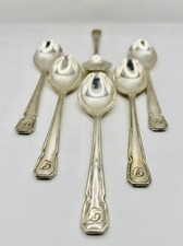 Set Of 6 Silver Played