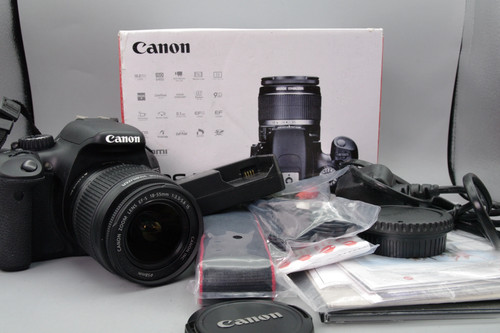 Boxed canon eos 550d - dslr, +