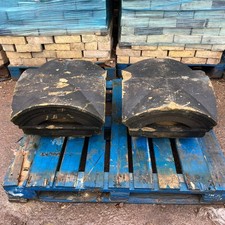 Reclaimed Stone Pier Cap Pair