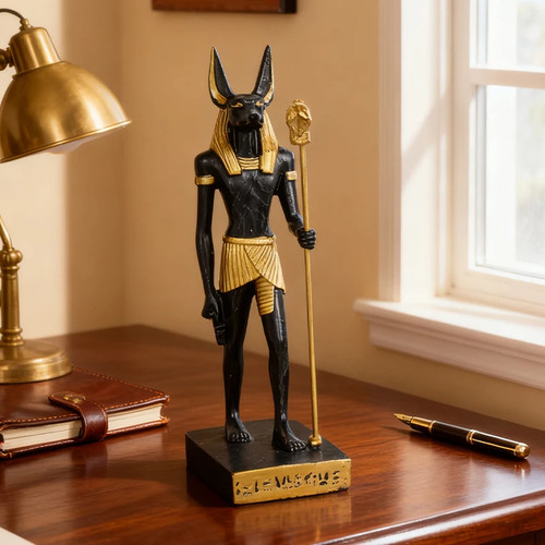 Egyptian anubis resin - anubis,