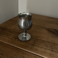 Vintage Royal Holland Daalderop Pewter Goblet 9cm