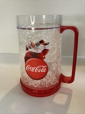 Coca Cola Freezer Chiller Mug 400ml Iconic Santa Holidays Are Coming Christmas 