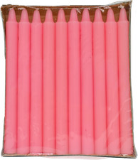  COLOURFUL DINNER CANDLES FOR CHEAP PRICE - MANY COLOURS PACK OF 10