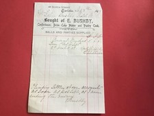 E. Bushby 1897 Confectioner