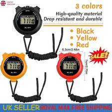 Digital Display Stop Watch Timer Handheld Sports Stopwatch Timer Alarm Counter
