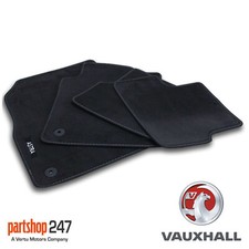 GENUINE OE VAUXHALL ASTRA J MK6 VELOUR BLACK TAILORED FRONT/REAR FLOOR CAR MATS