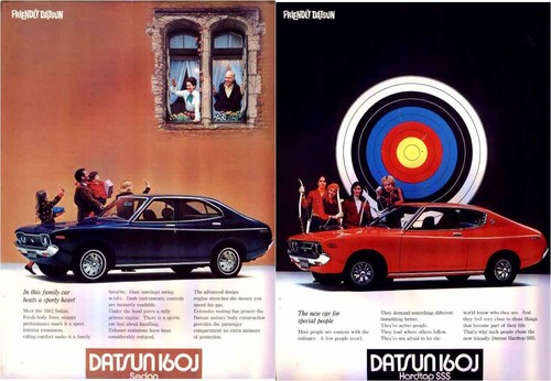 Two 1973 datsun 160j - 1973, hardtop