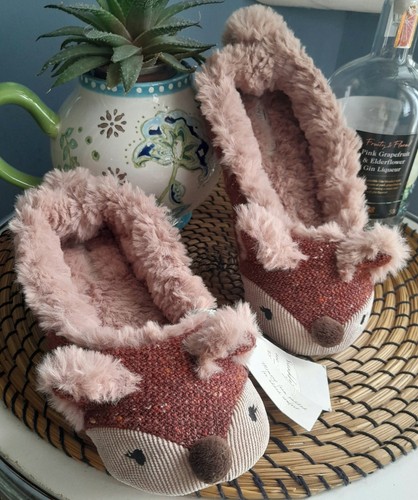 Fatface fox slippers new - fox,