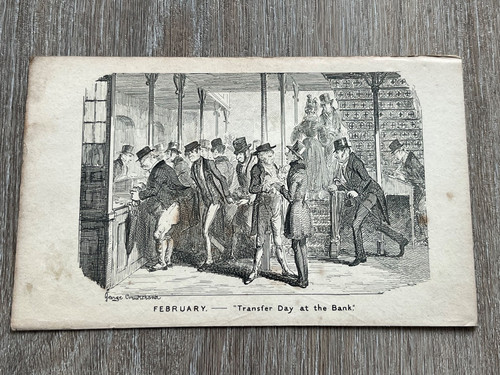 1836 george cruikshank print - ,