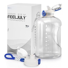 64 OZ Water Bottle with Straw