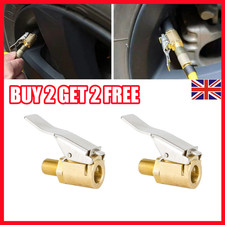 2x Tyre Valve Air Chuck