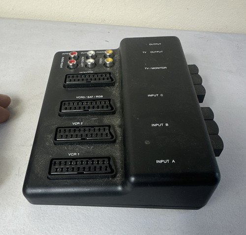 Scart switch box with - scart,