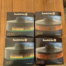4x SUNDSTROM SR 297 ABEK1 GAS