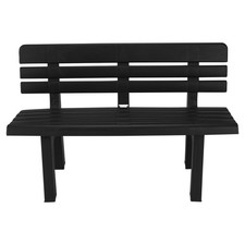 2 Seater Plastic Garden Bench