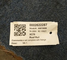 VOLVO XC70 ROOF RACK RAIL D5 SE SPORT 5 Door Estate 97-07