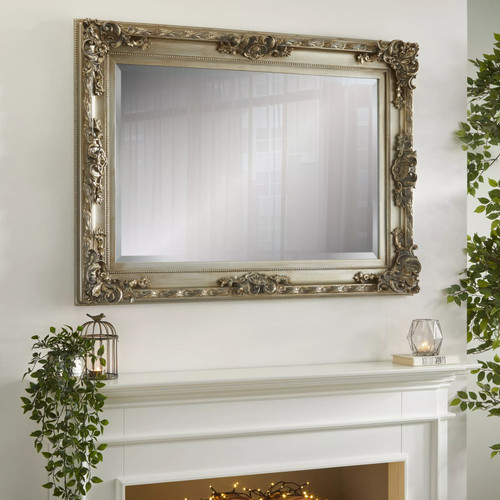 Wall mirror carved - wall,