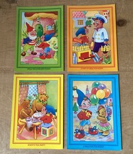 4 x Noddy Postcards Bright