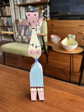Vitra Wooden Doll No. 7 Alexander Girard 12" tall Good Order. No Box. 1952