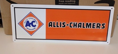 Allis chalmers metal sign - chalmers, ac