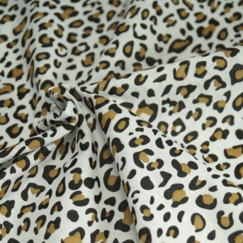 Polycotton fabric animal print - animal,