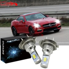 For Mercedes SLK R170 R171 R172 2x Bulb H7 LED Headlights Low Beam 55W White